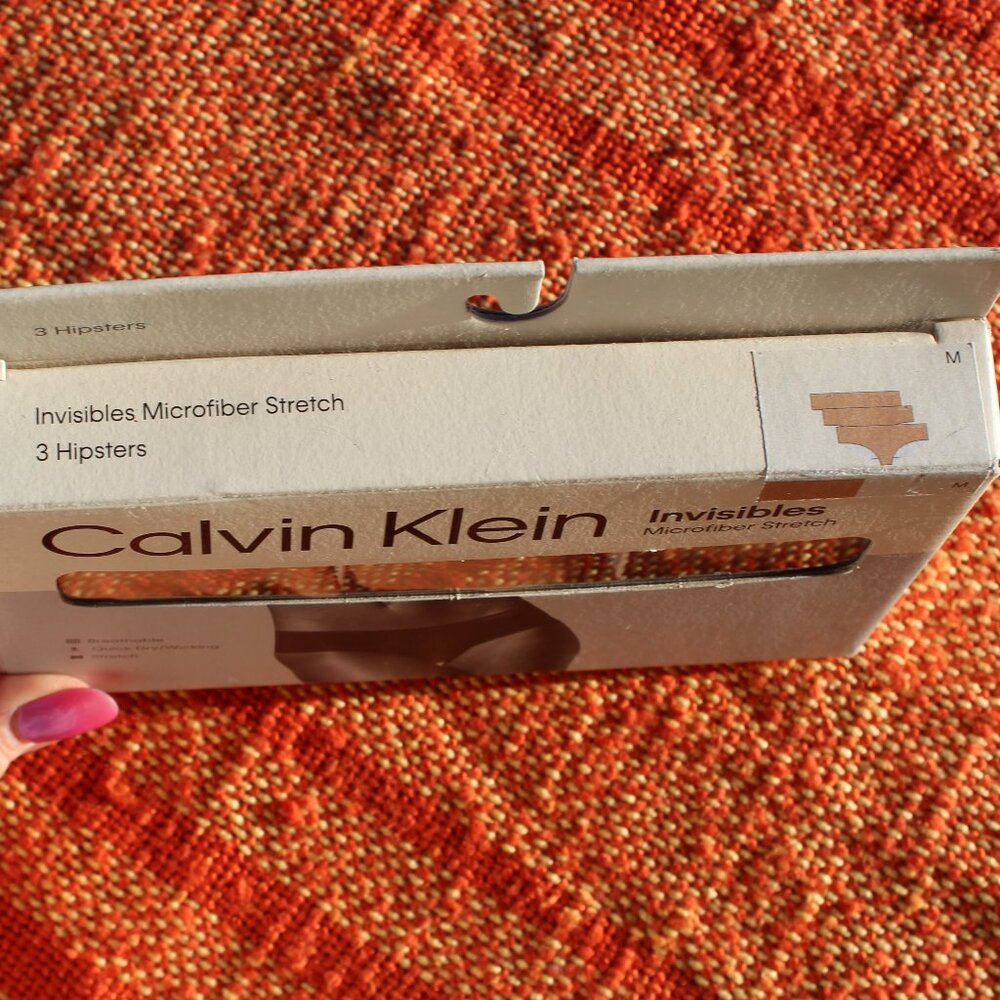 NWT Calvin Klein Invisibles Collection 3-Pack Hipster Size M - Picture 7 of 8